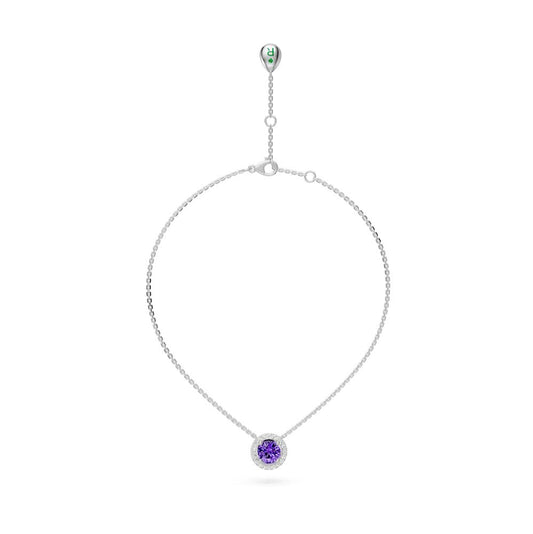 White Gold Necklace with Tanzanite Stone R36841224