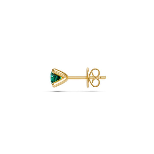 Green Sapphire Earring in Yellow Gold R02110325