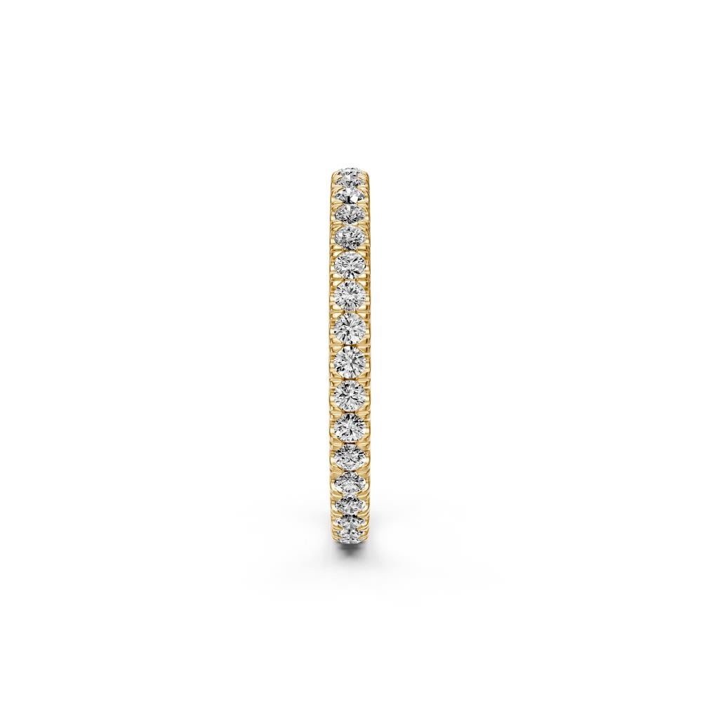 Diamond Band Ring in Yellow Gold R00770225P