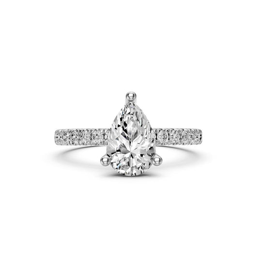 Diamond Ring in White Gold JFA202394