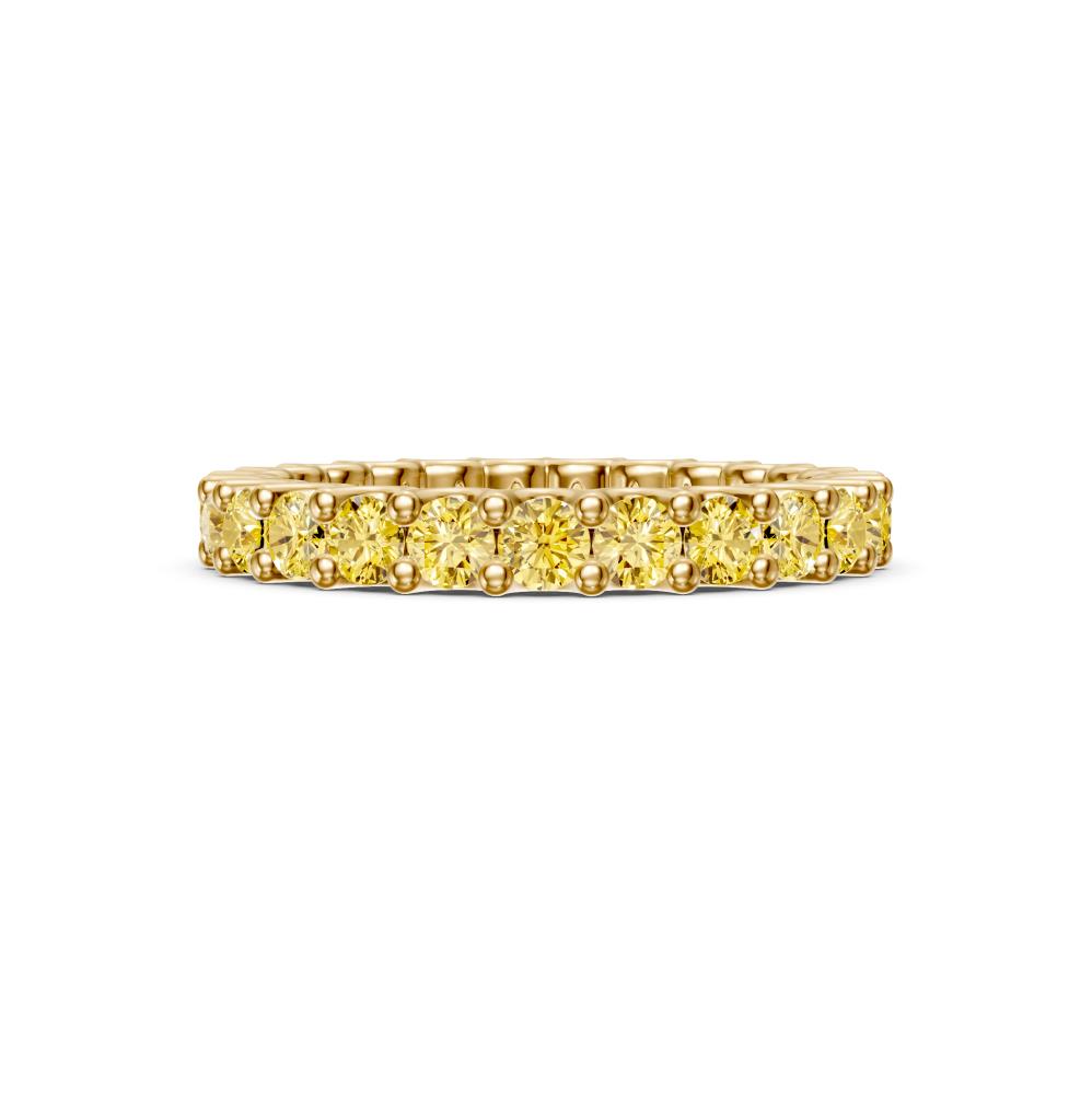 Yellow Sapphire Band Ring in Yellow Gold R03340325