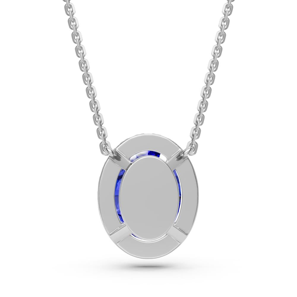 White Gold Necklace with Tanzanite Stone R36781224