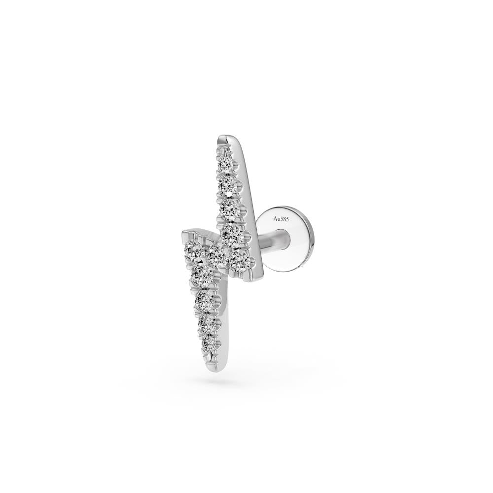 Diamond Piercing in White Gold JFA199563
