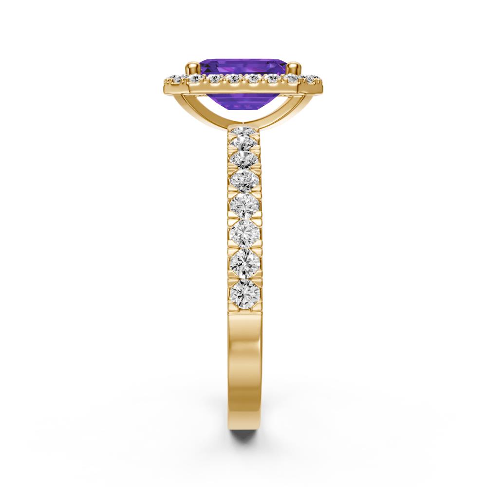 Diamond Ring with Tanzanite in Yellow Gold R38841224