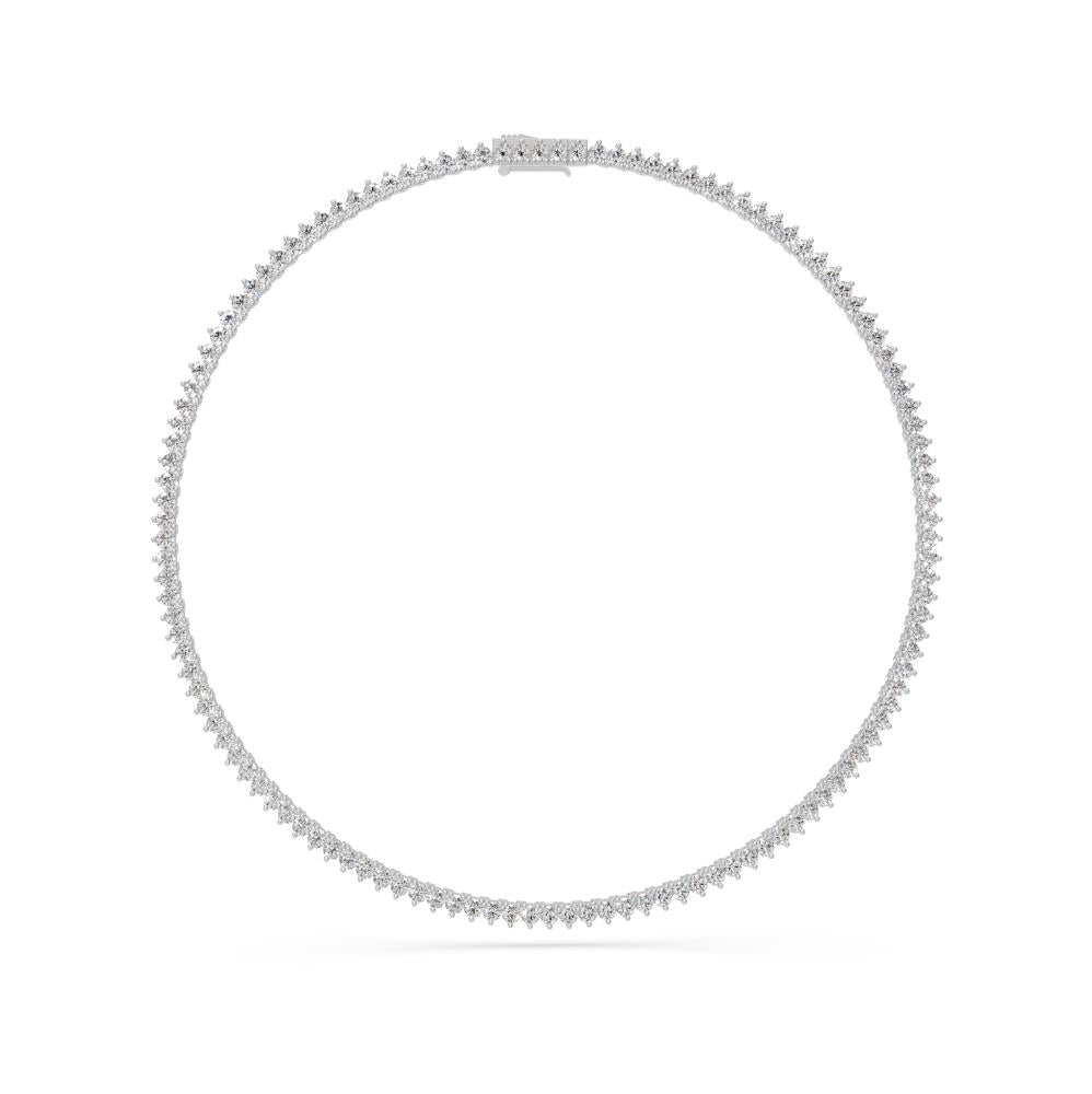 Diamond Necklace in White Gold AANK0048