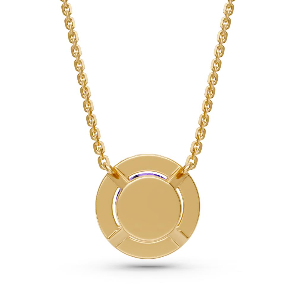 Yellow Gold Necklace with Tanzanite Stone R36851224