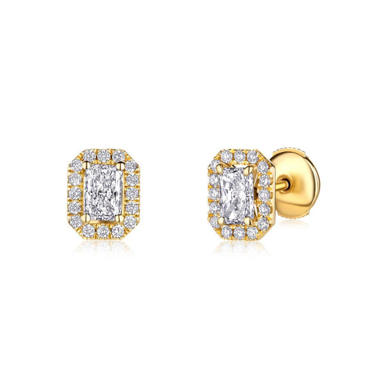 Diamond Earrings in Yellow Gold na0527