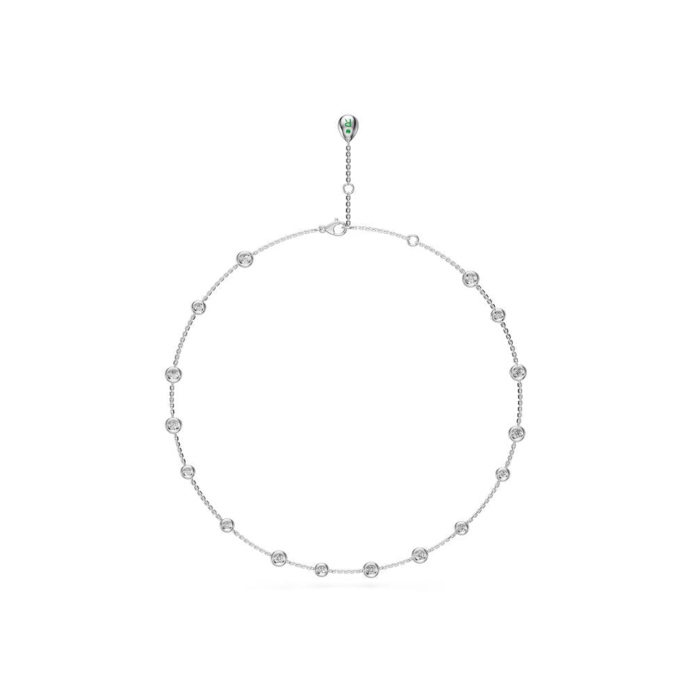 White gold collé with diamonds JFA203540