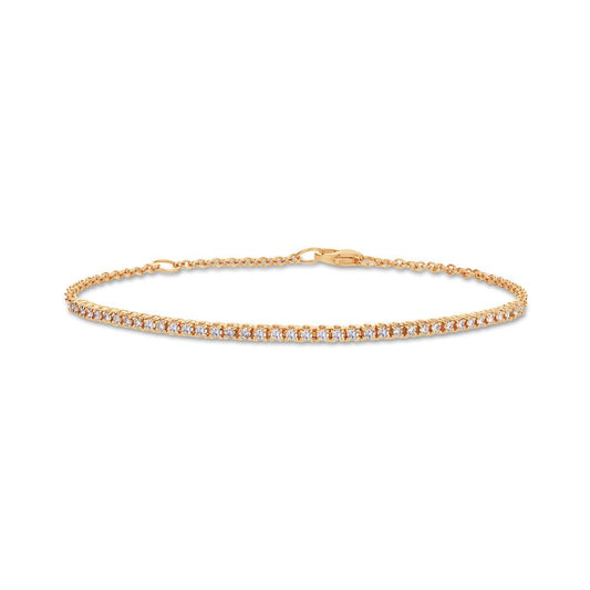 Diamond Tennis Bracelet in Yellow Gold LH0130