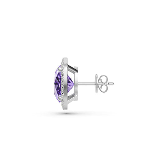 Diamond Earrings with Tanzanite in White Gold R36551224