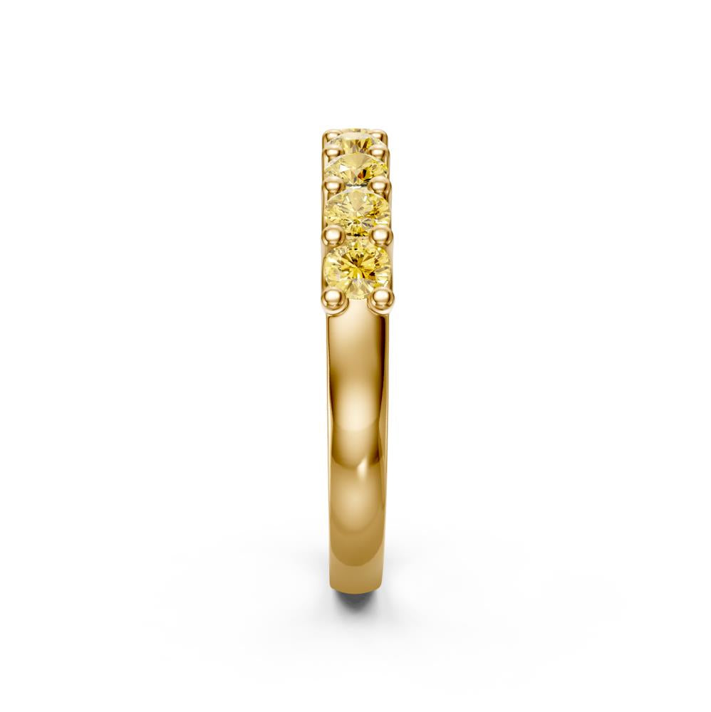 Yellow Sapphire Band Ring in Yellow Gold R03330325