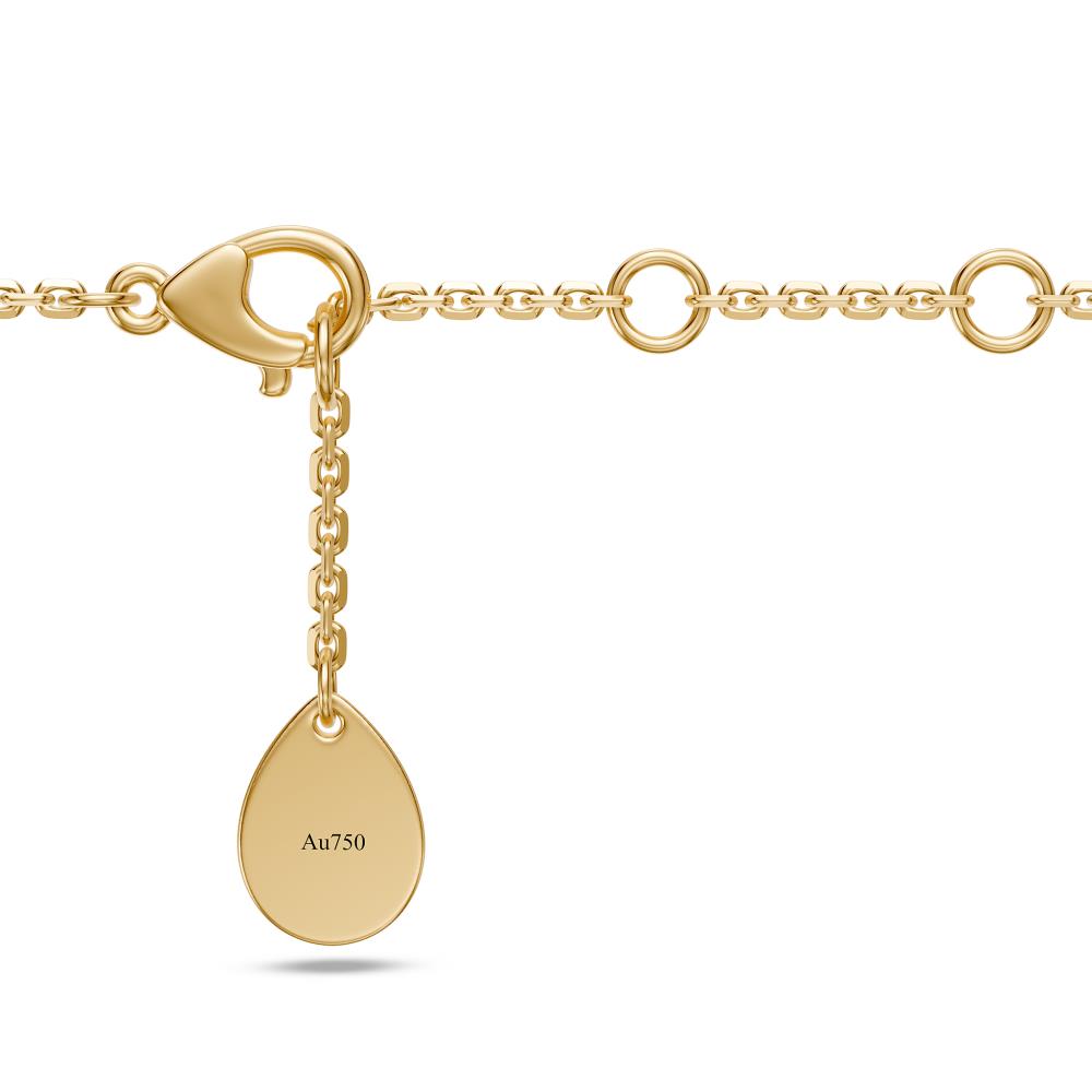 Yellow Gold Necklace with Tanzanite Stone R36851224