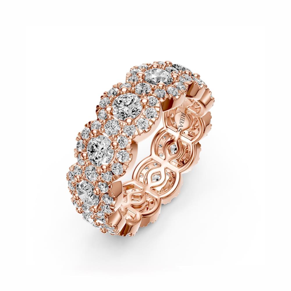 Diamond Ring in Rose Gold JFA202422