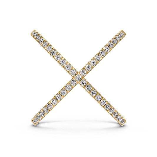 Diamond Ring in Yellow Gold JFA19657