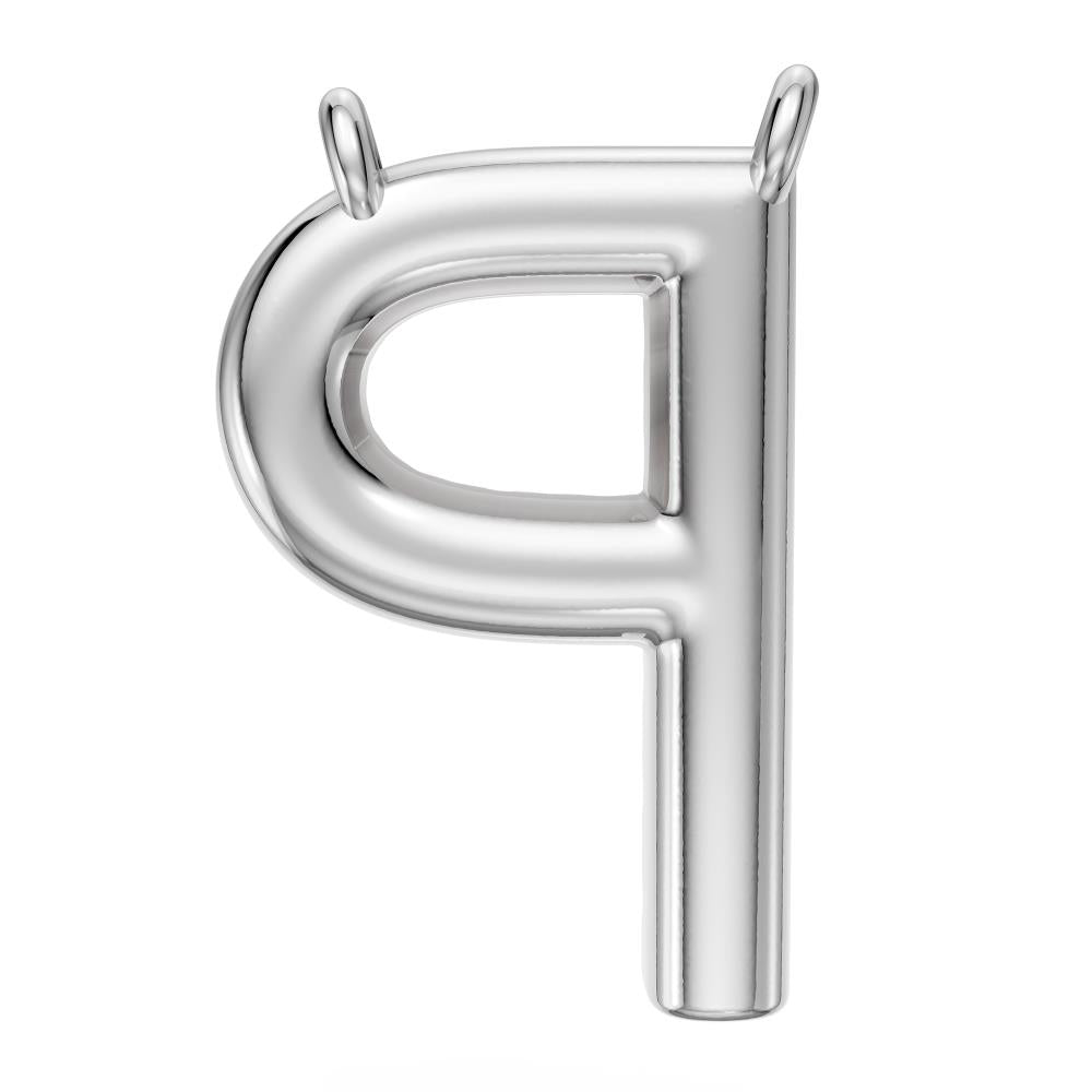 Diamond Letter P Pendant in White Gold R35211224