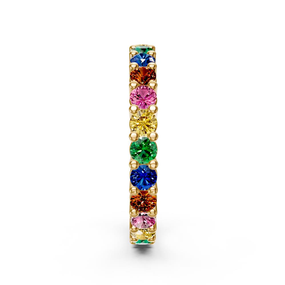 Sapphire Band Ring in Yellow Gold R02890325