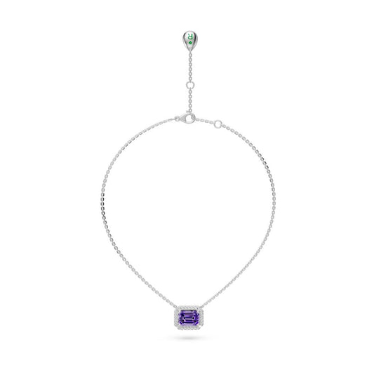 White Gold Necklace with Tanzanite Stone R38751224