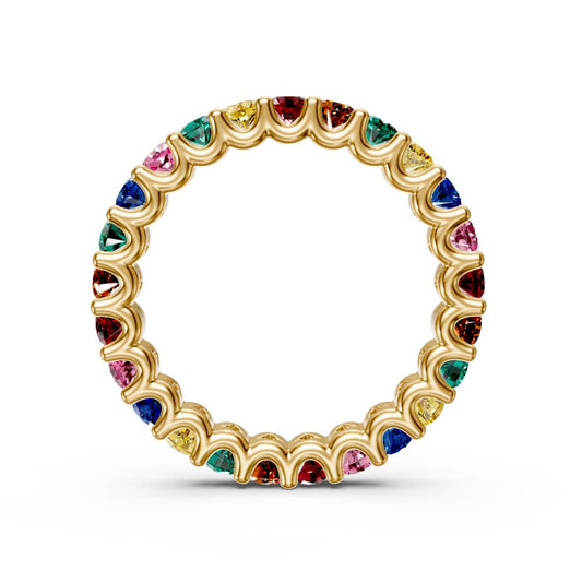 Sapphire Band Ring in Yellow Gold R02660325