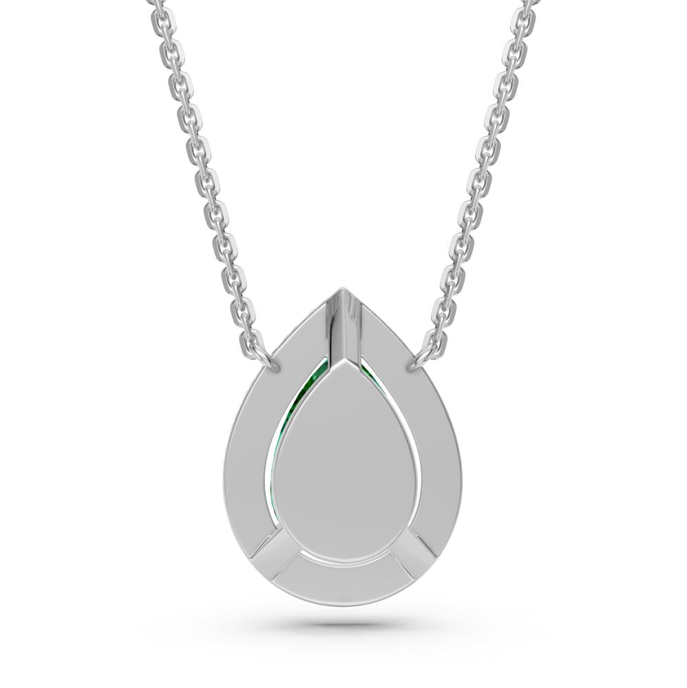 White Gold Necklace with Tsavorite Stone R39450125