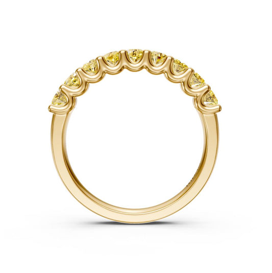 Yellow Sapphire Band Ring in Yellow Gold R03330325
