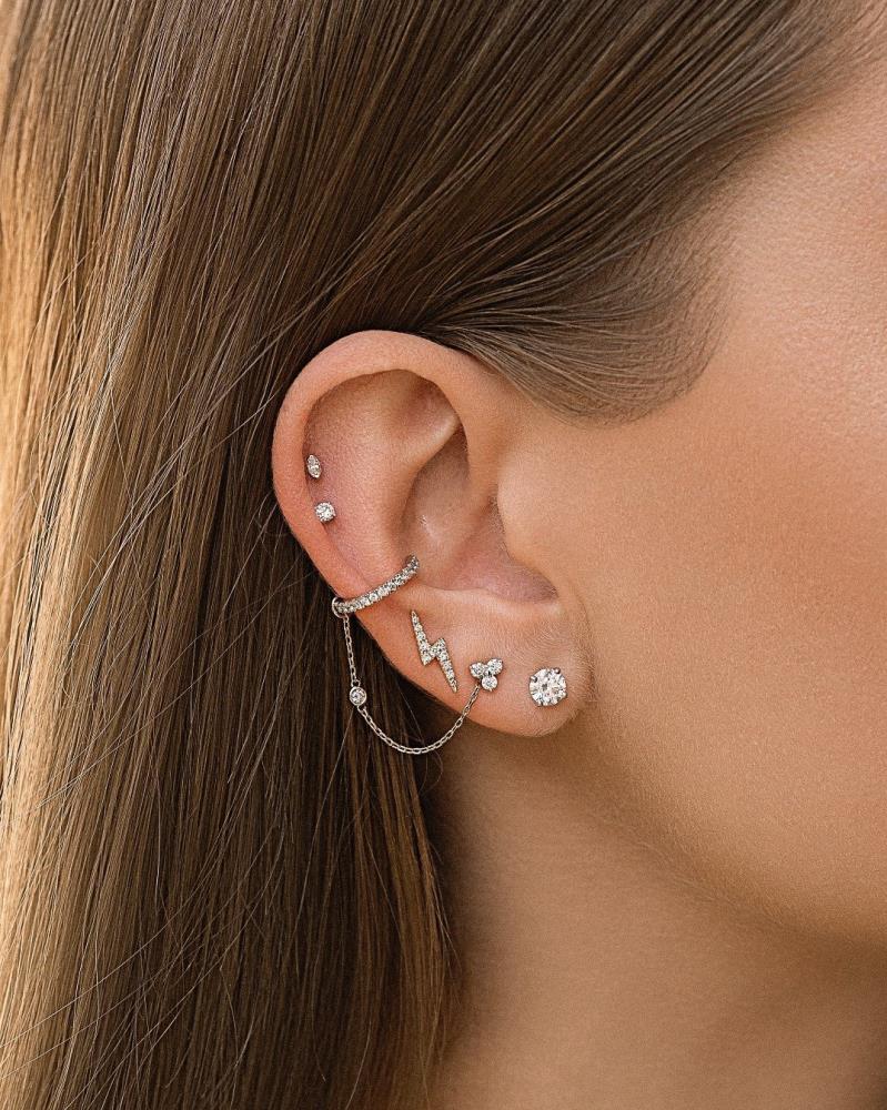 Diamond Piercing in Yellow Gold JFA199591