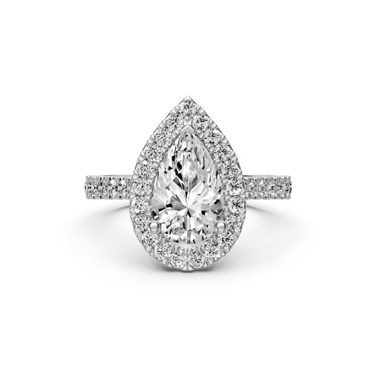 Diamond ring in White Gold AAR0879