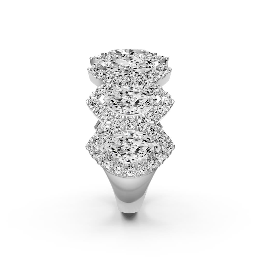 Diamond Ring in White Gold AAR0856
