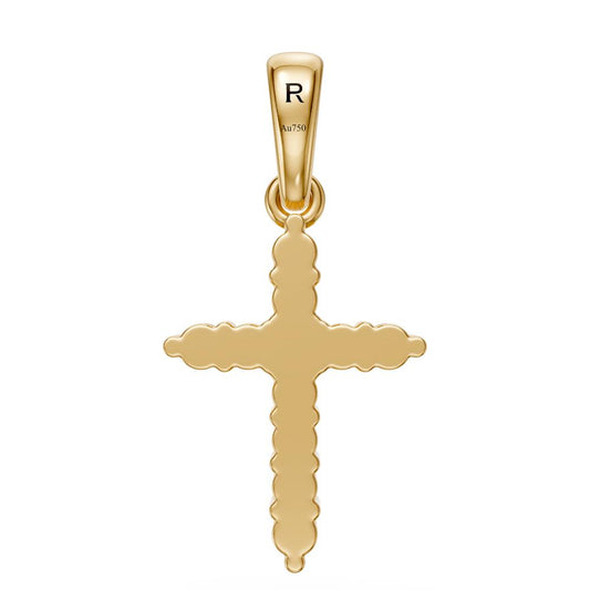 Diamond Cross Pendant in Yellow Gold R22071124