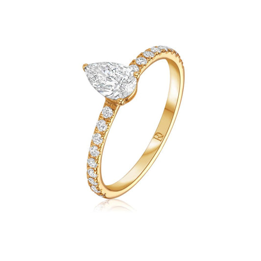 Diamond Ring in Yellow Gold NA0457
