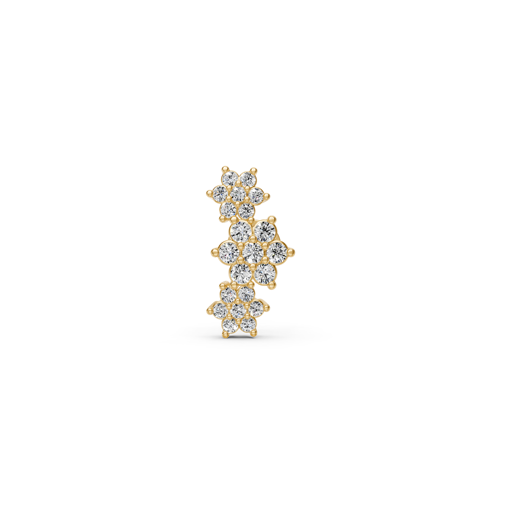 Diamond Piercing in Yellow Gold JFA199450
