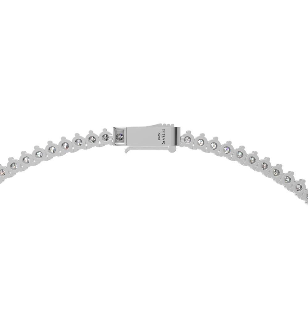 Diamond Necklace in White Gold AANK0048