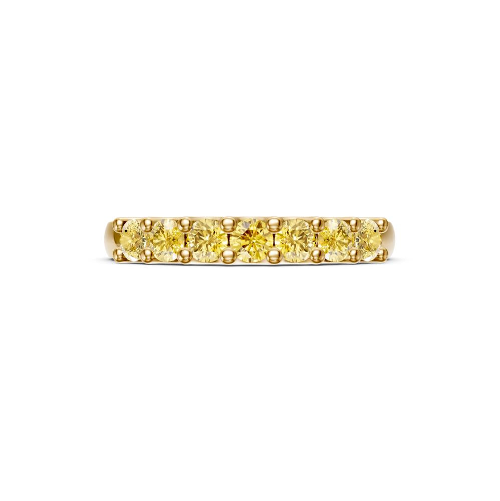 Yellow Sapphire Band Ring in Yellow Gold R03360325