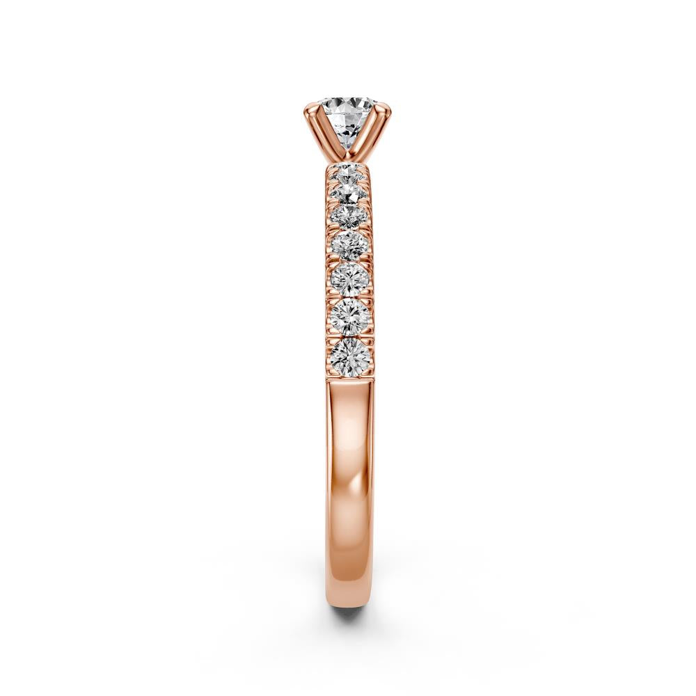 Diamond Ring in Rose Gold R15001024