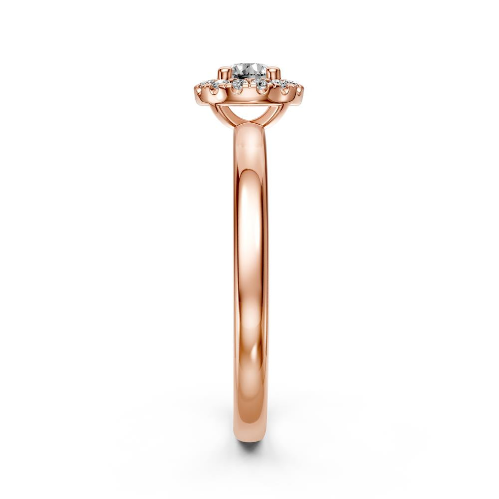 Diamond Ring in Rose Gold R14911024