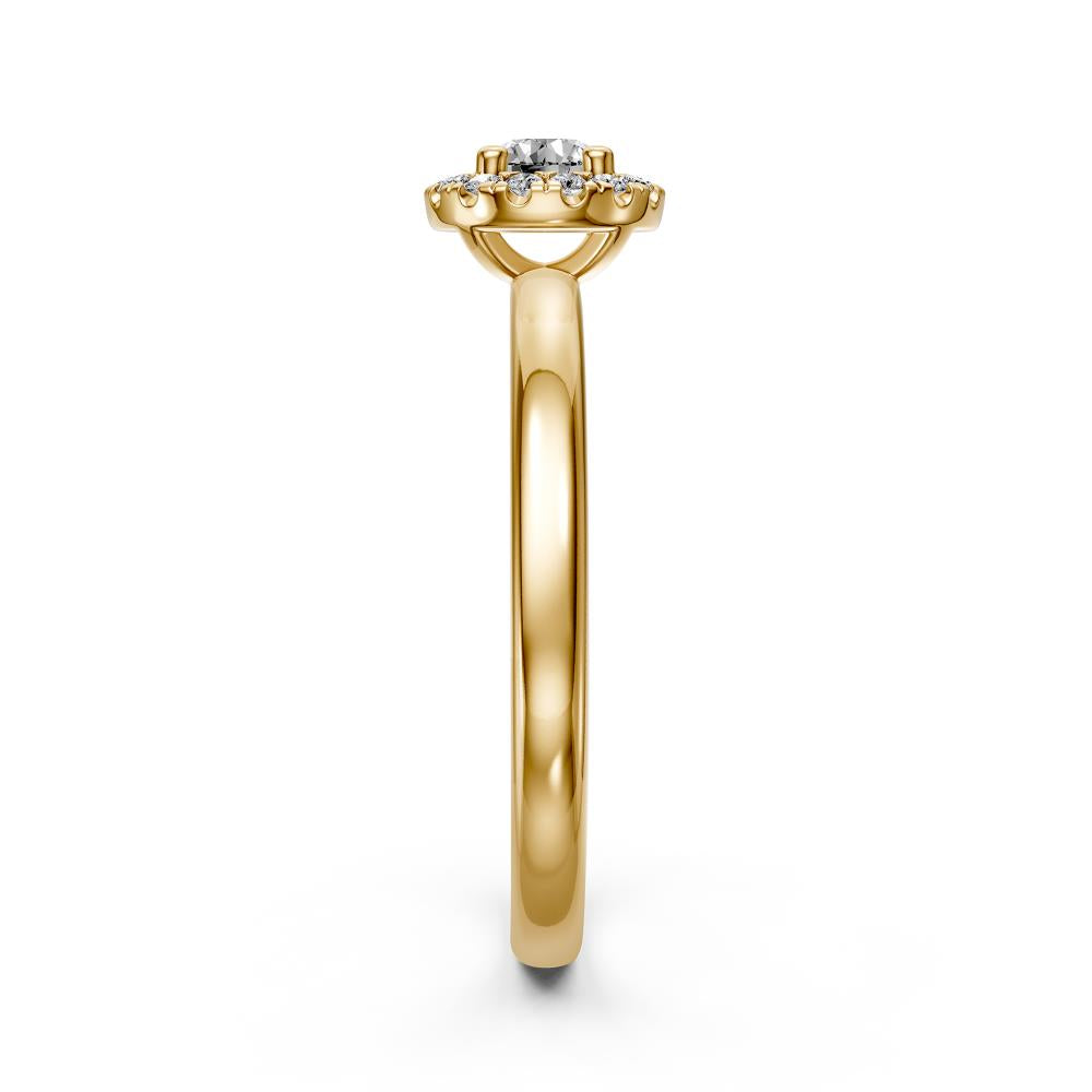 Diamond Ring with Yellow Gold and Diamonds R15361024