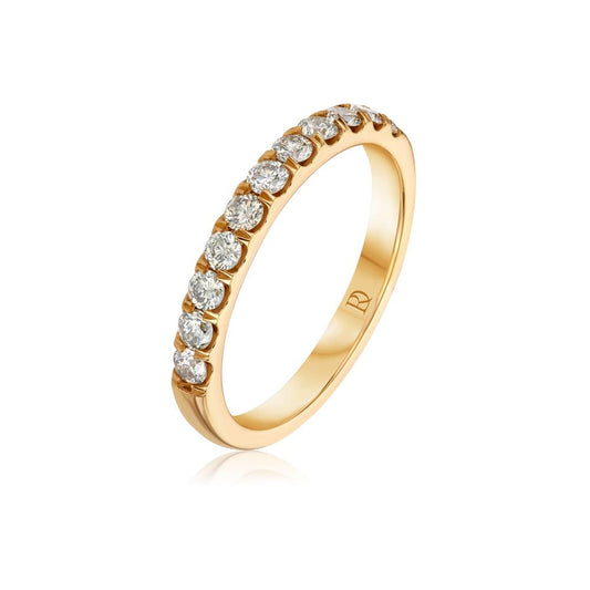 Diamond Band Ring in Yellow Gold JFA199734