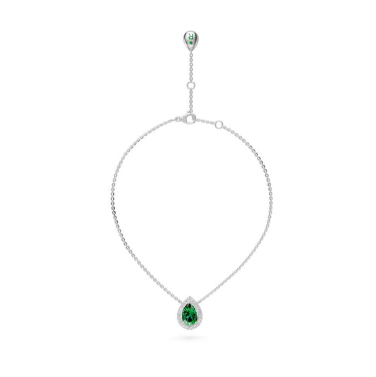 White Gold Necklace with Tsavorite Stone R39450125