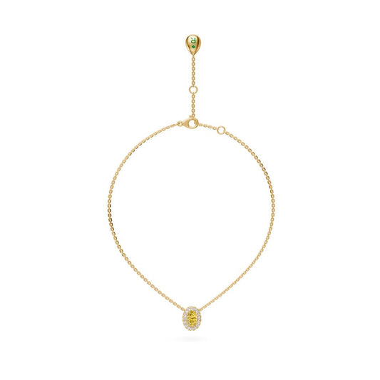 Yellow Gold Necklace with Yellow Sapphire R03750325
