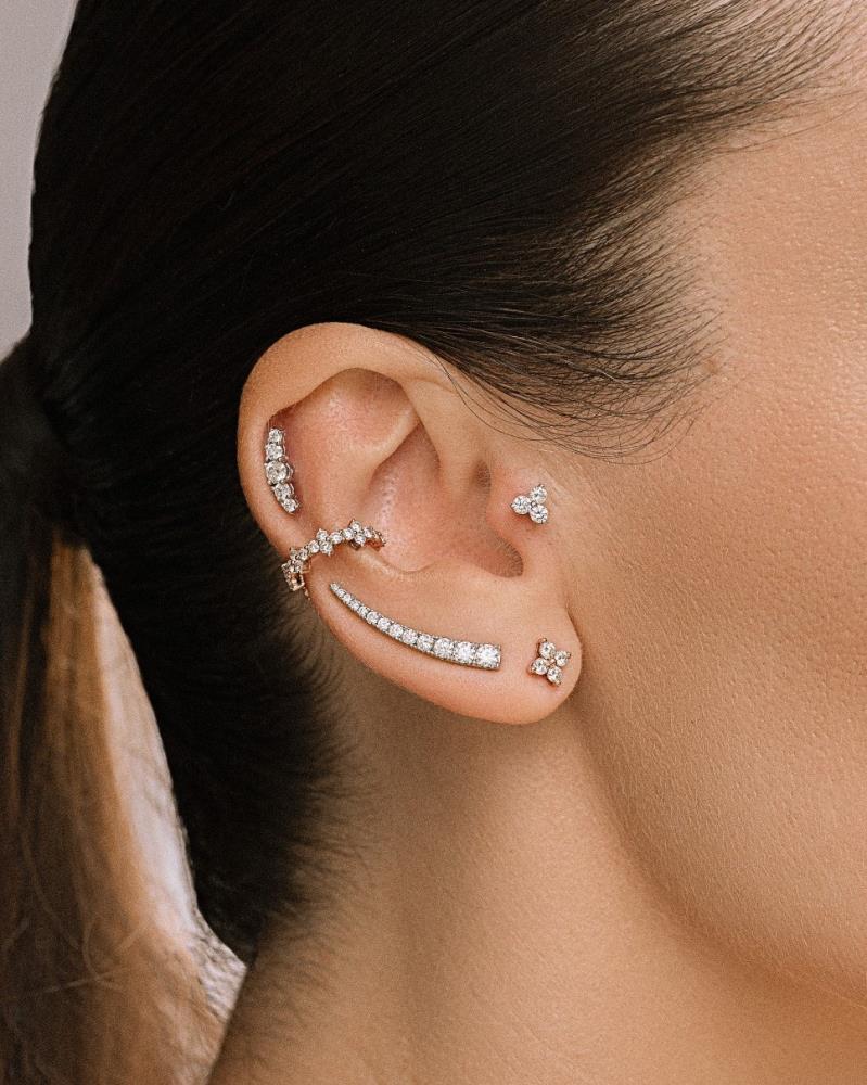 Diamond Piercing in Yellow Gold R01910824