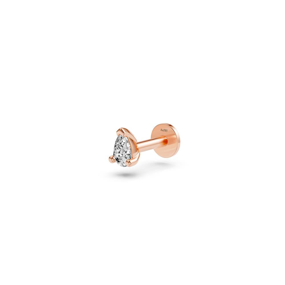 Diamond Piercing in Rose Gold JFA10803