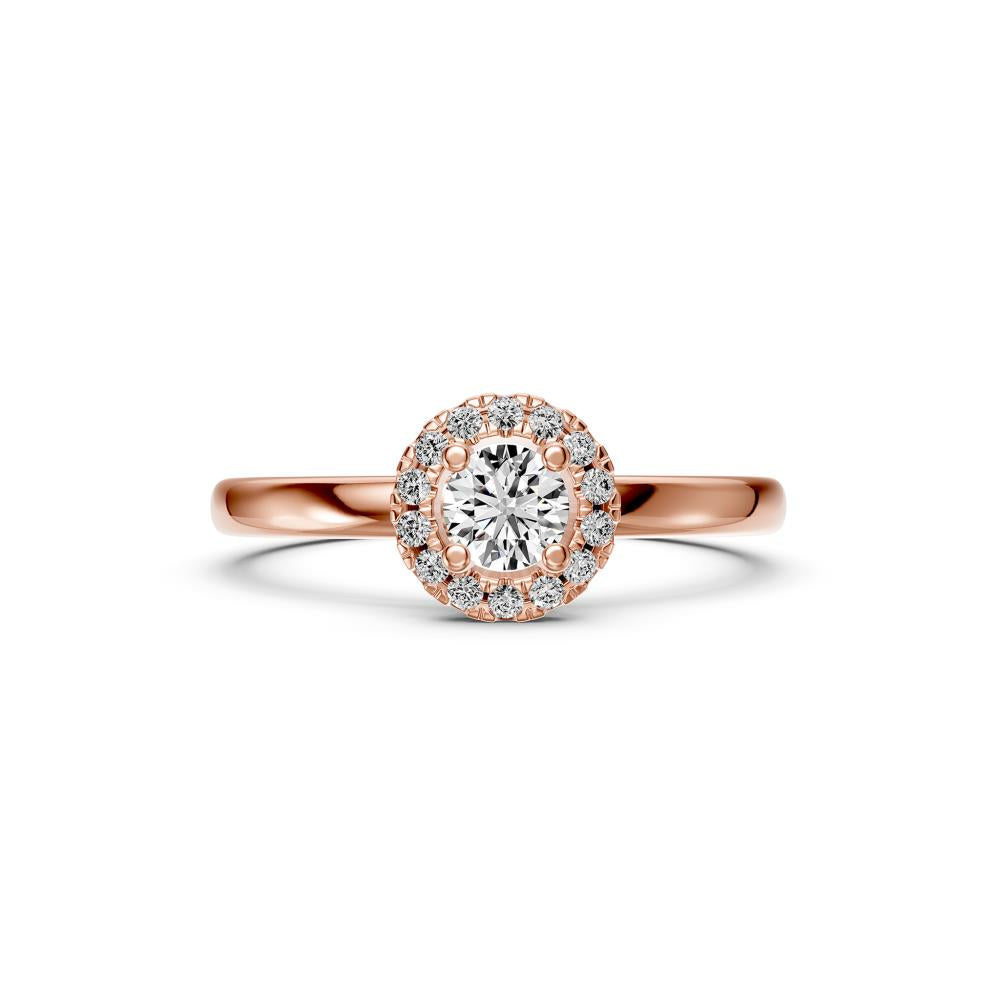 Diamond Ring in Rose Gold R14911024