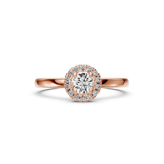 Diamond Ring in Rose Gold R14911024