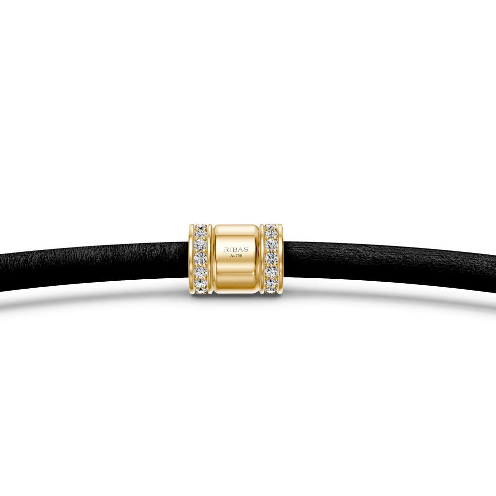 Leather Diamond Bracelet R22441124