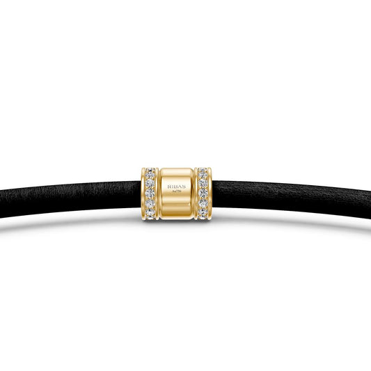 Leather Diamond Bracelet R22441124