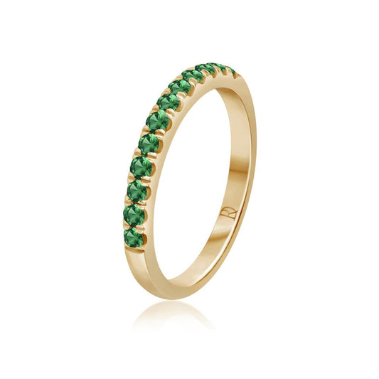 Tsavorite Ring in Yellow Gold JFA199972