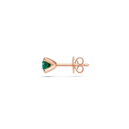 Green Sapphire Earring in Rose Gold R02130325