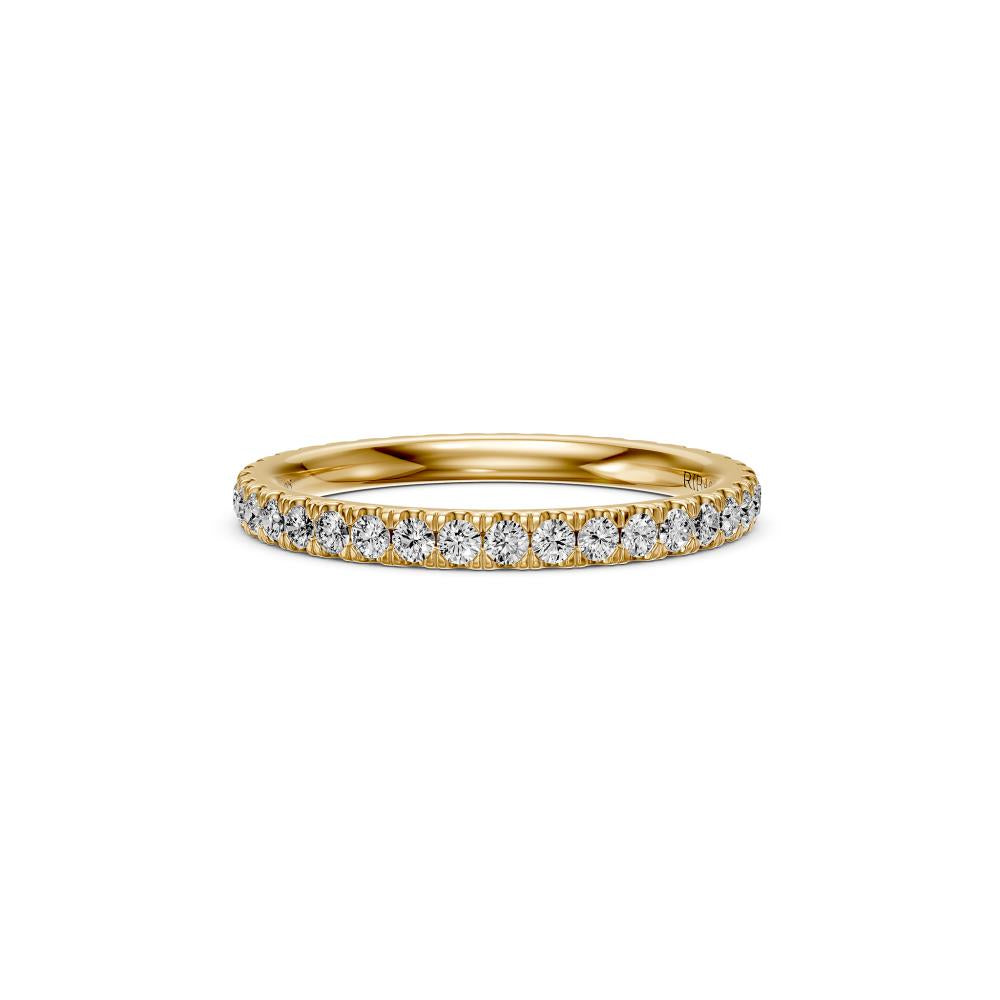 Diamond Band Ring in Yellow Gold R00770225P