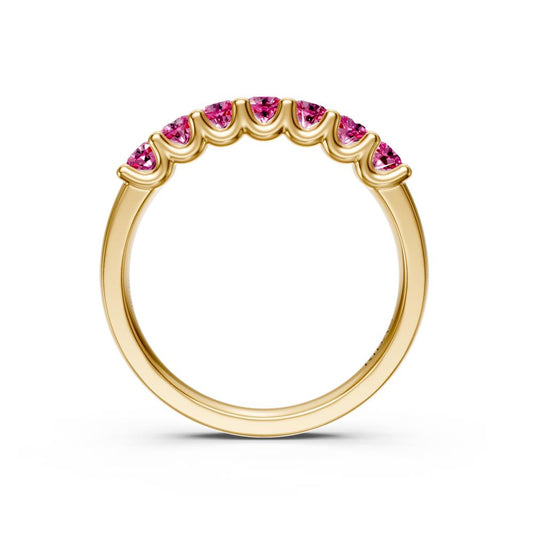 Sapphire Band Ring in Yellow Gold R02870325