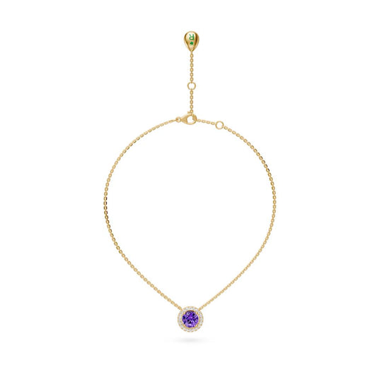 Yellow Gold Necklace with Tanzanite Stone R36851224