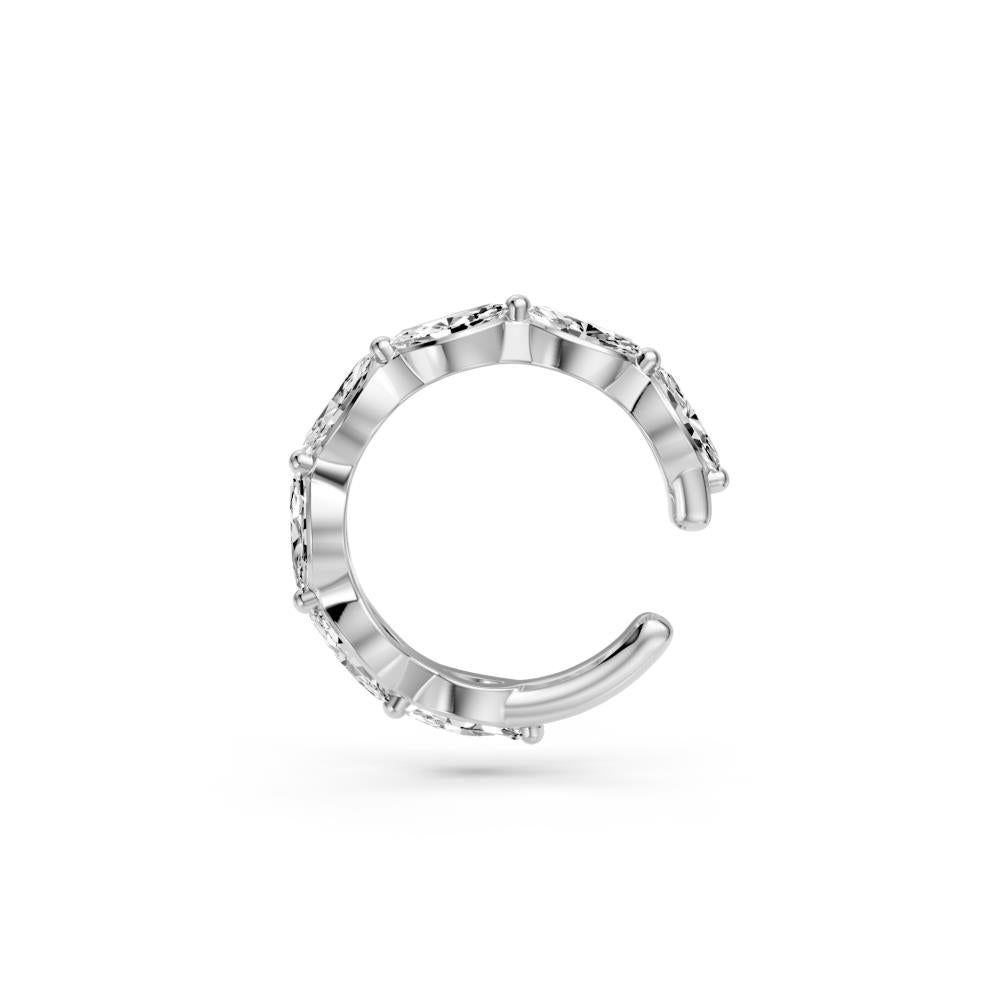Diamond Cuff Earring in White Gold JFA17216